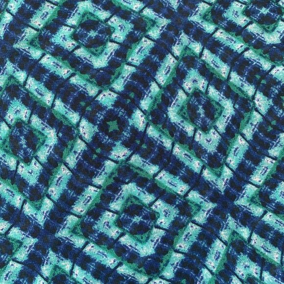 Maurices Kimono Lightweight Blue Abstract Print Plus Size 1X - Picture 6 of 6